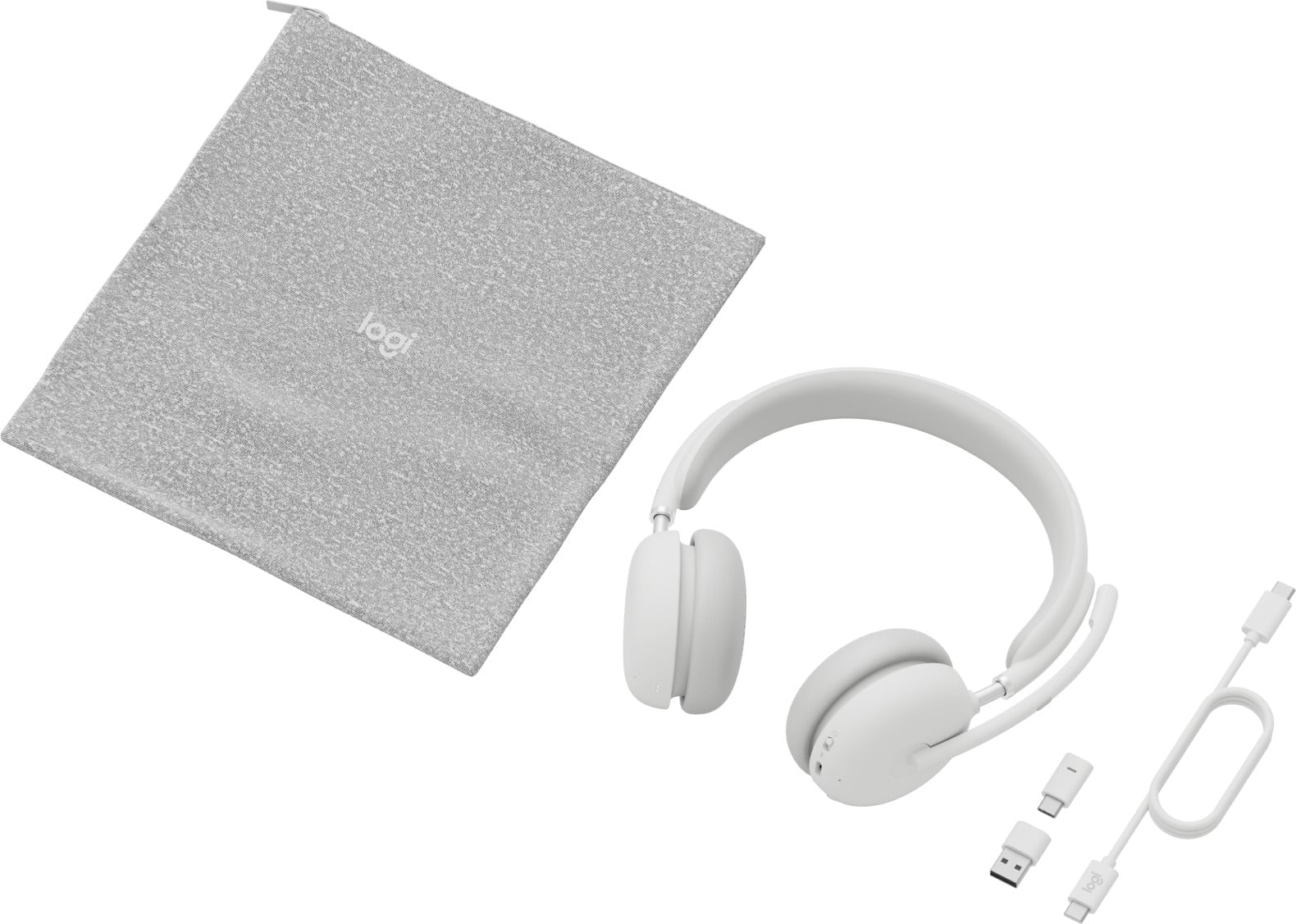 LOGITECH HEADSET - Zone Wireless 2 UC - OFF-WHITE TEAMS - 2.4GHZ/BT - N/A - EMEA-914 - A00174 A00172 NO STAND