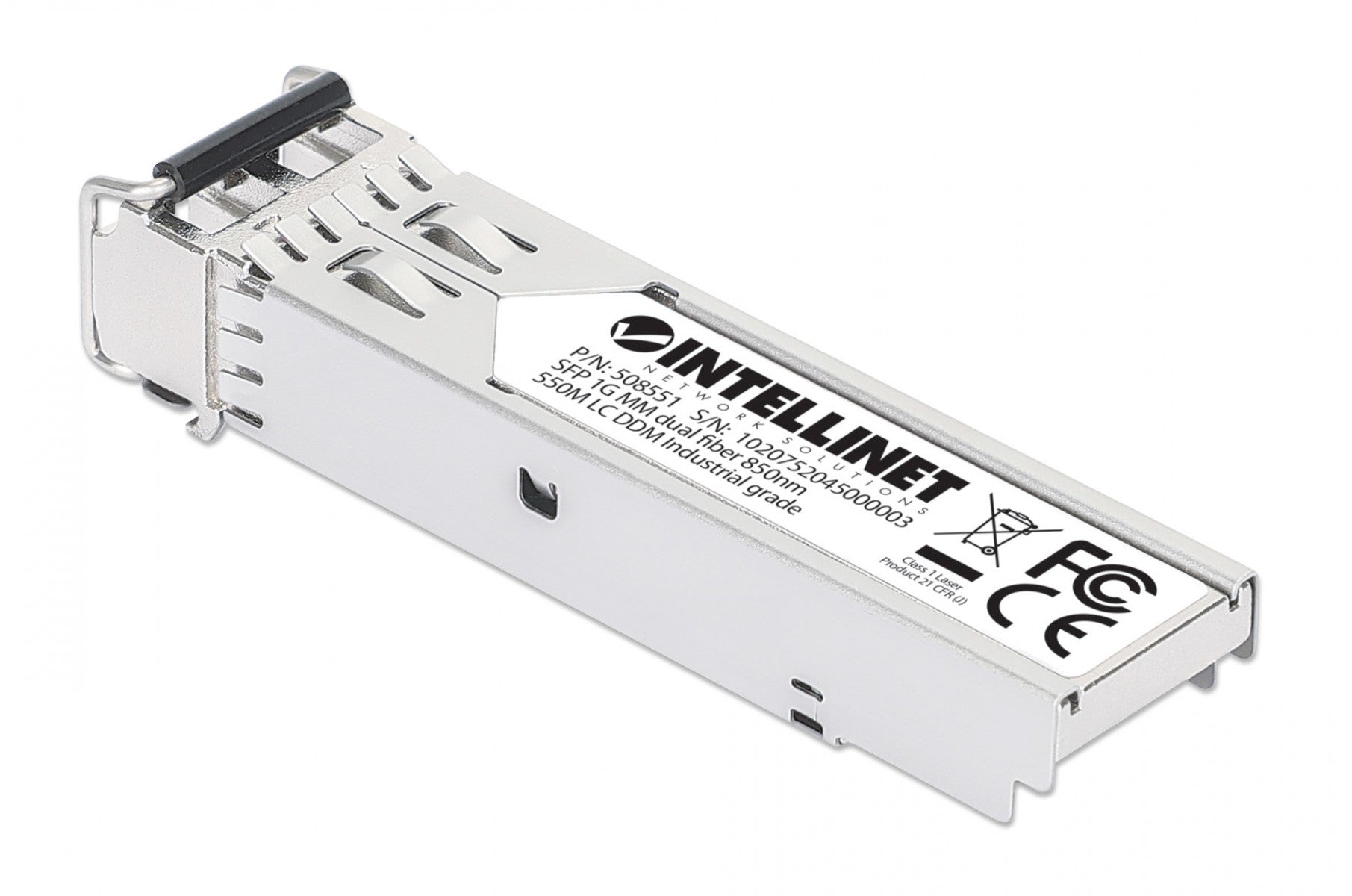 Intellinet 508551 module émetteur-récepteur de réseau Fibre optique 1000 Mbit/s SFP 850 nm