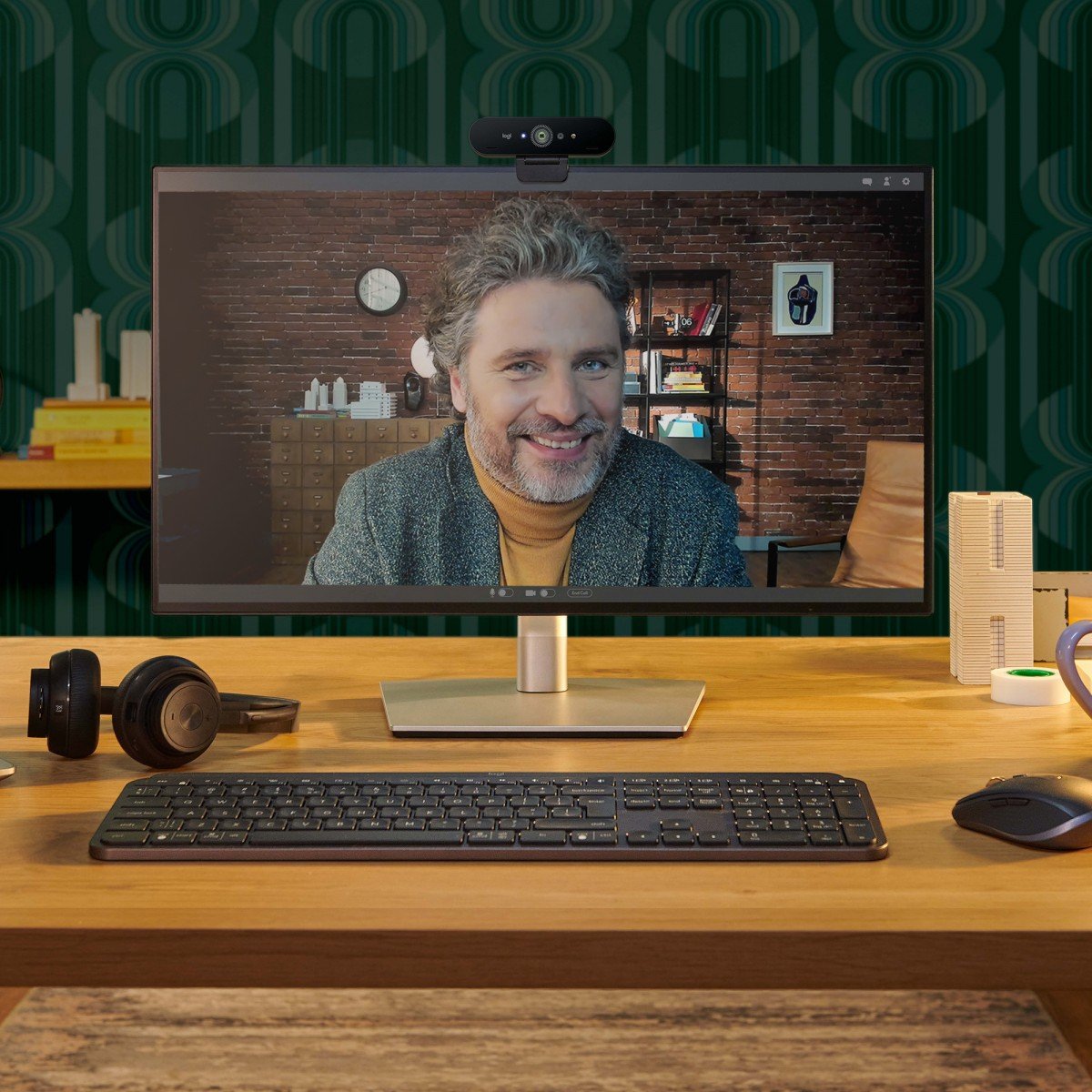 Logitech 960-001194 BRIO Stream Webcam 1080p 60 ips USB 3.0 Noir