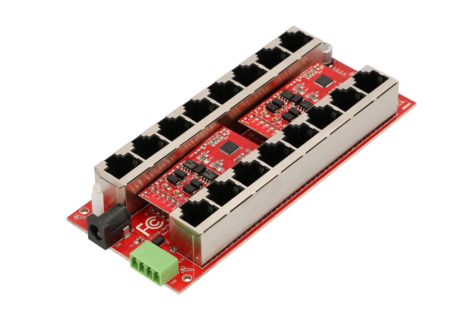 Extralink 8 Ports | Injecteur PoE Gigabit | Actif, 8 ports Gigabit 802.3at/af, Mode A