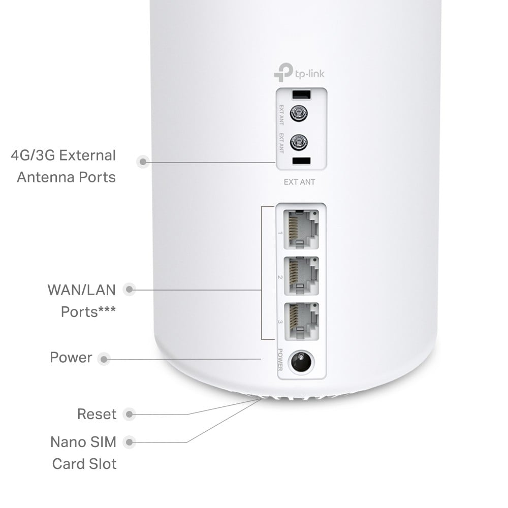 TP-Link Deco X10-4G(1-pack) WiFi Mesh 4G/LTE Gate