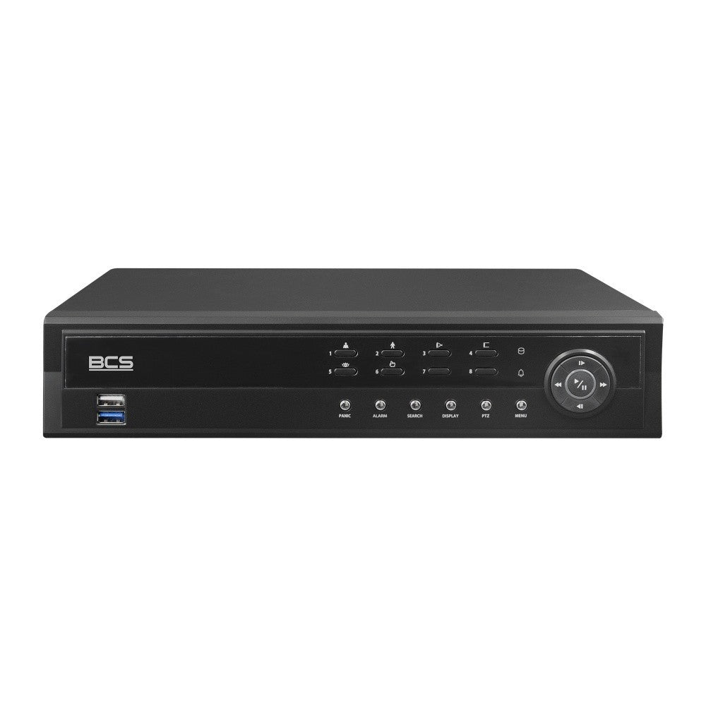 BCS BCS-U-NVR0802-A-4K-8P(6 To) Enregistreur IP 8 canaux avec PoE, 6 To, HDMI 4K, Prise en charge des caméras 12MP