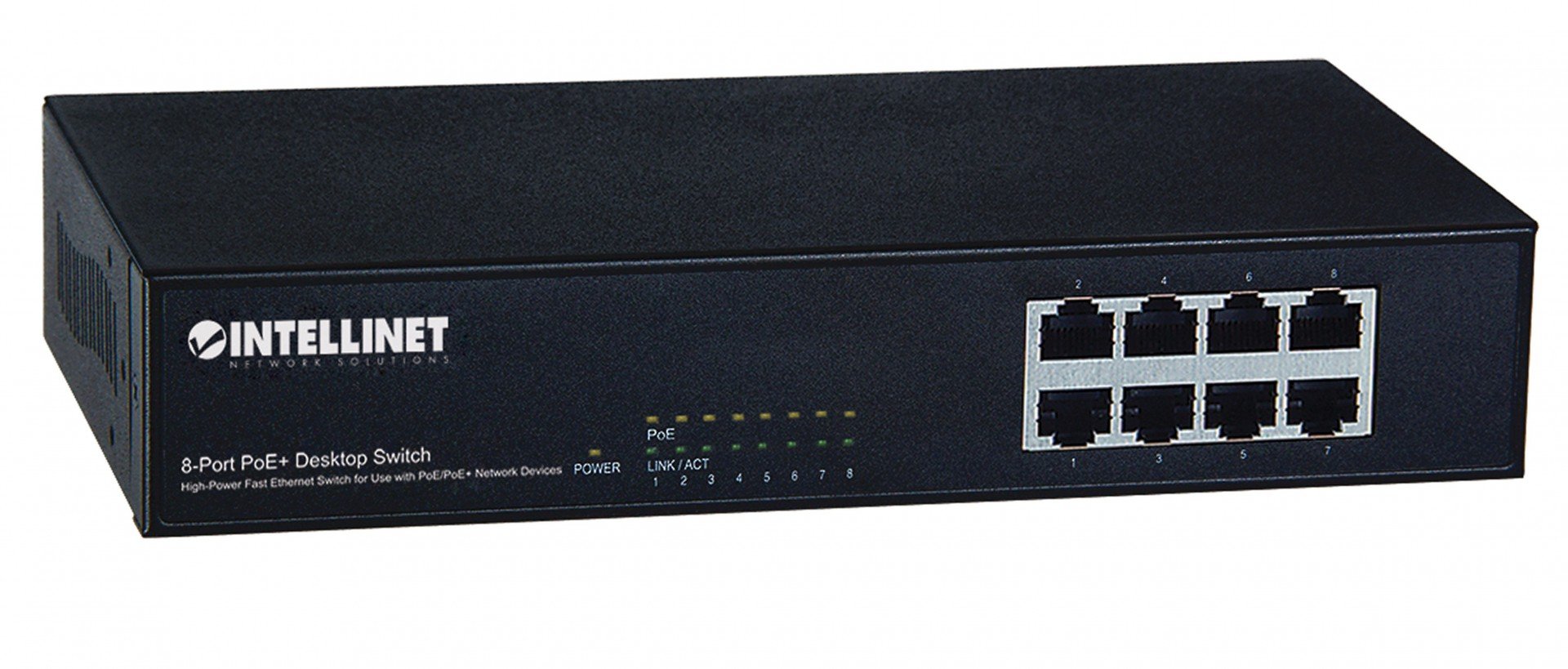 Intellinet 560764 Commutateur 10/100 8 ports 8PoE ATAF