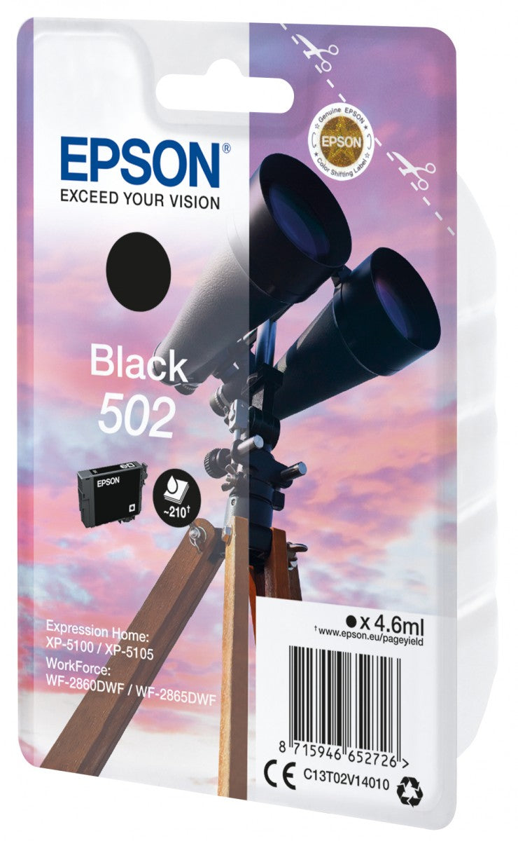 EPSON 4LB Singlepack Black 502 Ink