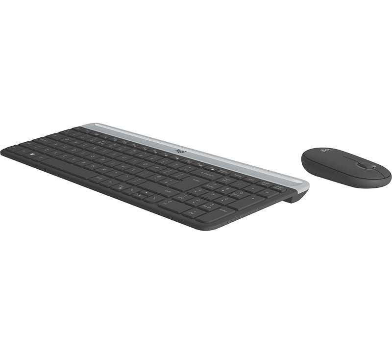 Logitech 920-009200 clavier Souris incluse Universel RF sans fil QWERTY Nordique Graphite