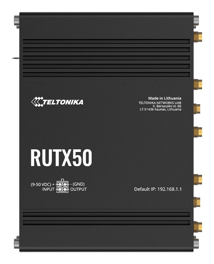 TELTONIKA NETWORKS RUTX50 DUAL SIM 5G/4G/LTE Router eSIM version