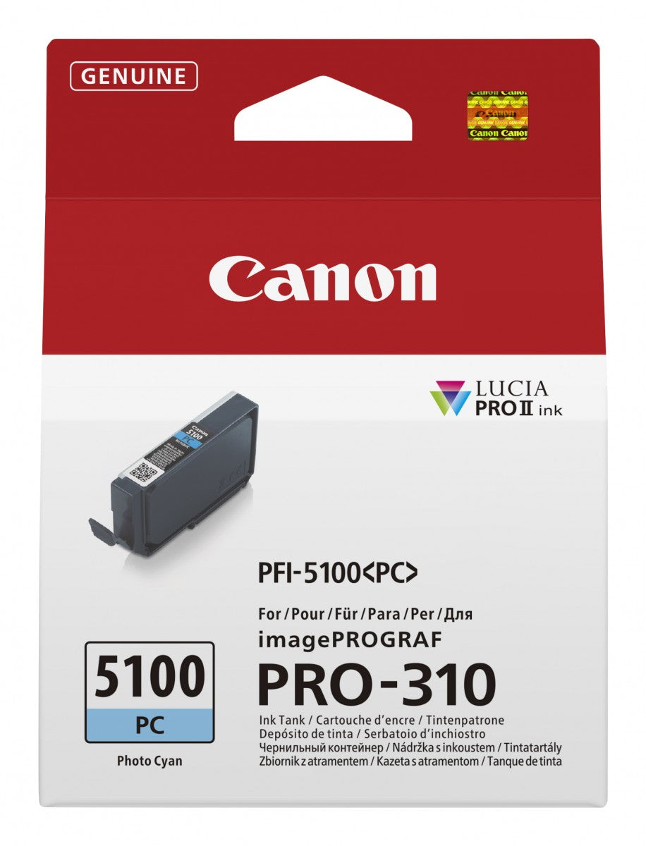 CANON PFI-5100 SERIES Photo Cyan ink tank