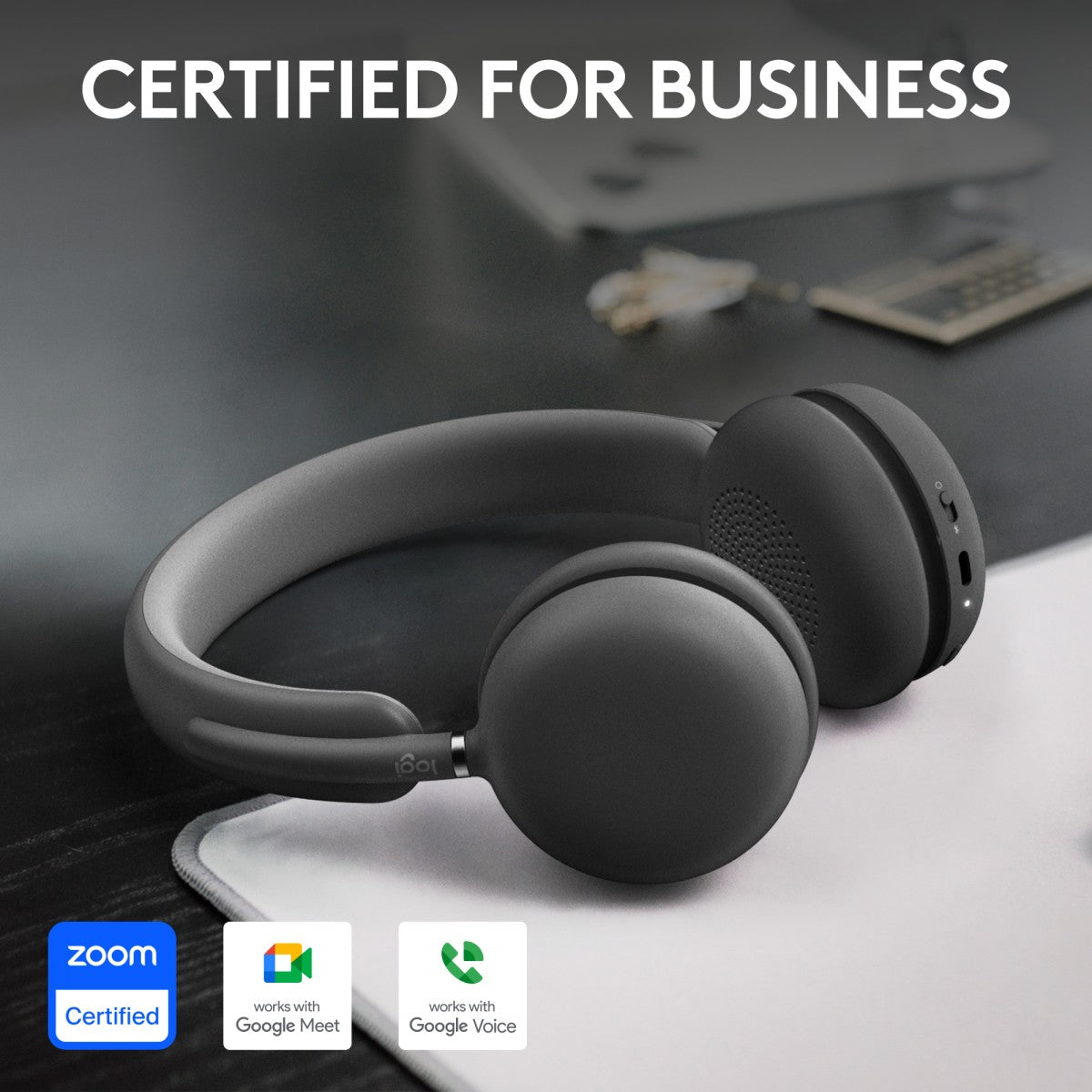 LOGITECH HEADSET - Zone Wireless 2 UC - GRAPHITE UC - 2.4GHZ/BT - EMEA-914 - A00174 A00172 NO STAND