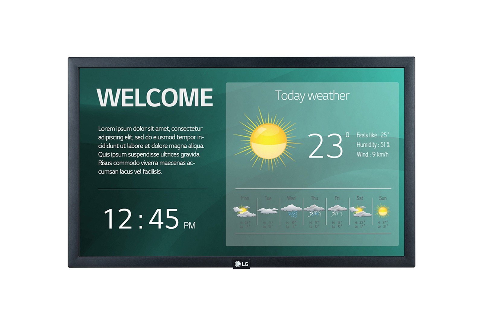Monitor signage - 22SM3G