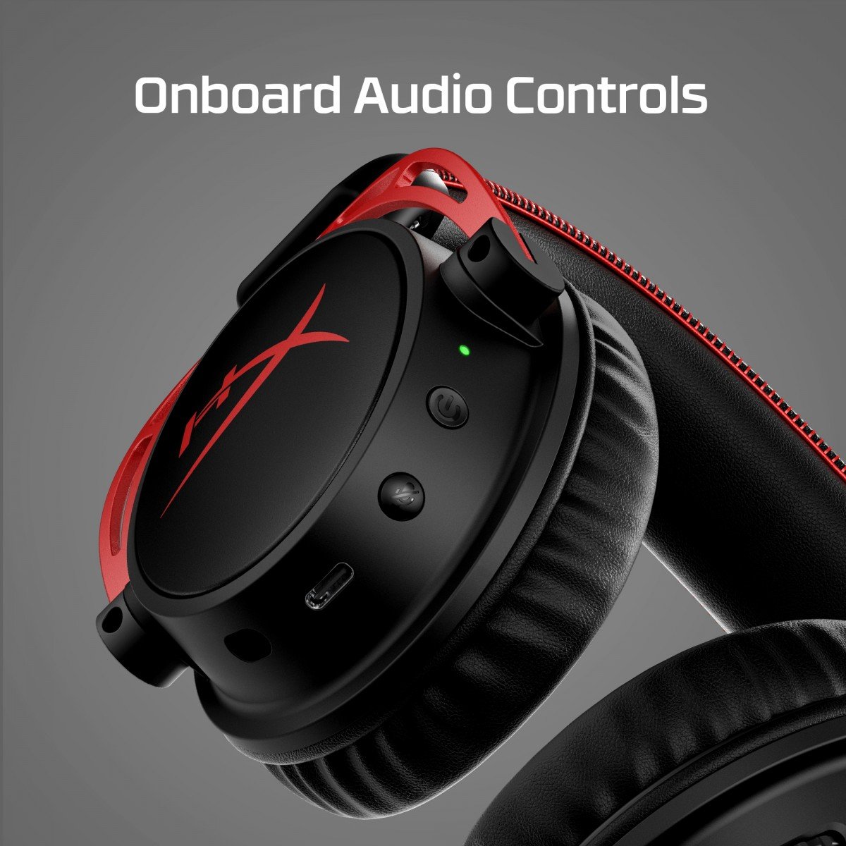 Casque HyperX Cloud Alpha sans fil avec microphone, noir-rouge