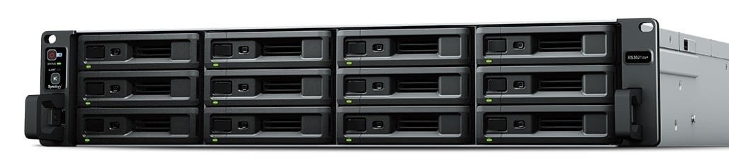 SYNOLOGY RS3621xs+ 12-bay NAS-RackStation D-1541 8-core 2.1GHz 8Go DDR4 2xUSB 3.2 Gen 4xRJ-45 2x10GbE RJ-45 2xExpansion ports
