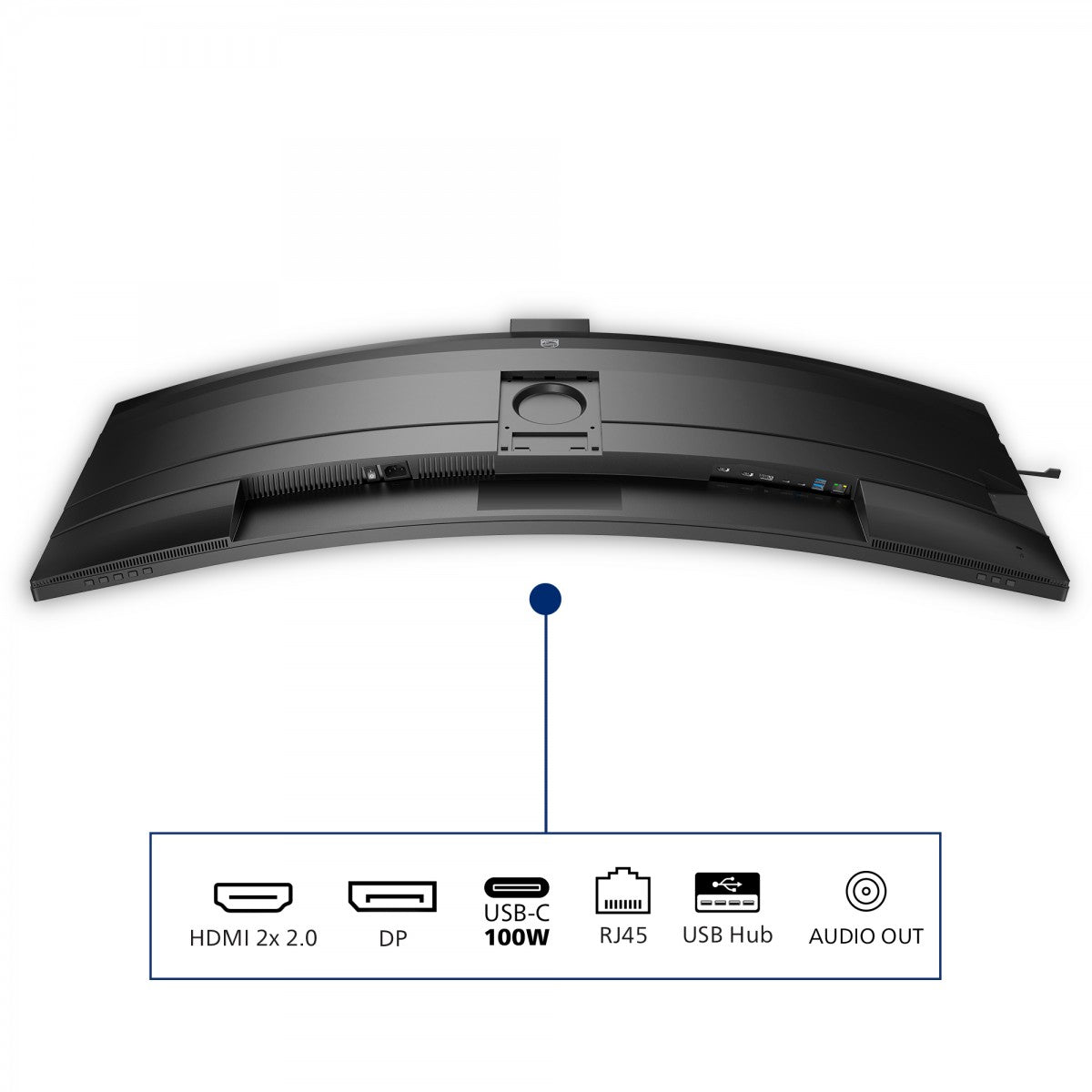 PHILIPS 49B2U6900CH/00 48.8p 5120x1440 VA Curved 1800R H/A 130mm SUPERWIDE USB-C 75Hz DP 2xHDMI USB HUB SPEAKERS