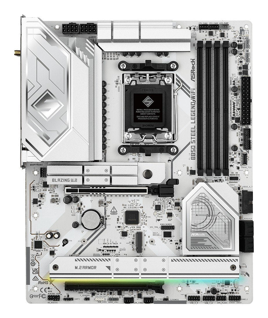 Asrock B850 Steel Legend WiFi AMD B850 Emplacement AM5 ATX