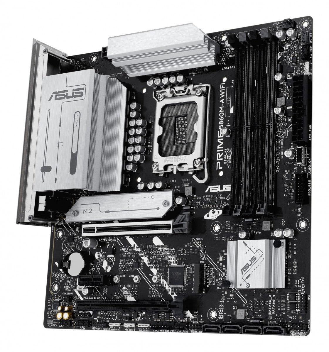 ASUS PRIME B860M-A WIFI LGA1851 DDR5 micro ATX MB 1xHDMI 2xDP 2xM.2 4xSATA