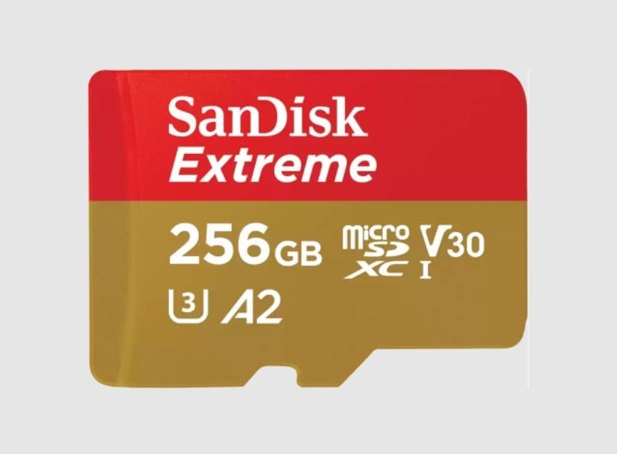 Extreme microSDXC 256GB+SD 190MB/s