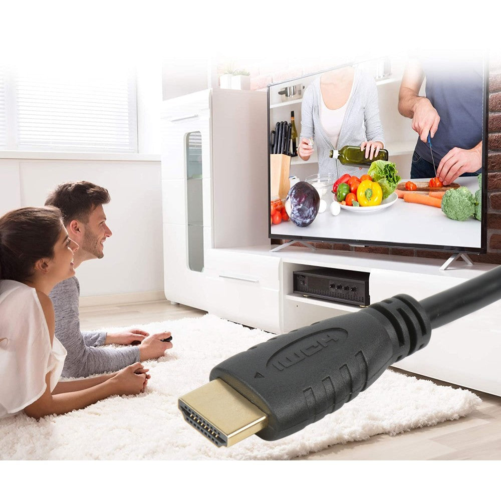 Techly ICOC HDMI2-4-090 Câble HDMI 2.0 4K*60Hz 9m M/M 18Gbps noir
