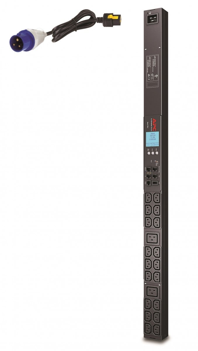 APC Rack PDU 2G Metered ZeroU 16A 230V (18) C13 et(2) C19 - IEC309 Cord