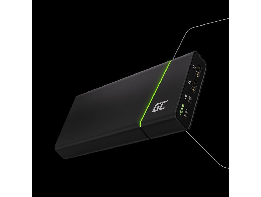 Green Cell PowerPlay Ultra banque d'alimentation électrique Lithium-Ion (Li-Ion) 26800 mAh Graphite