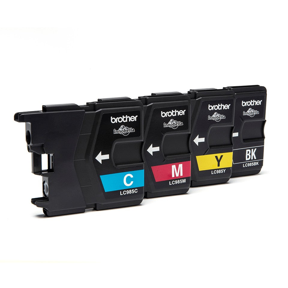 Brother LC-985VALBPDR cartouche d'encre 4 piece(s) Original Noir, Cyan, Magenta, Jaune