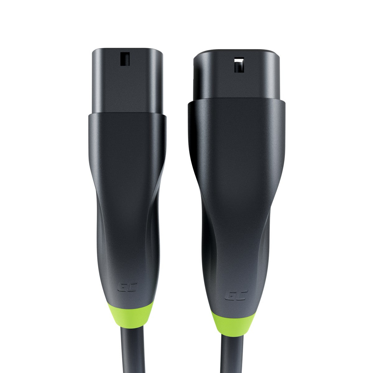 Green Cell EVKABGC03 Snap Câble EV Type 2 11kW 5m 16A pour recharge Tesla Model Y 3 S X, Kia EV6, VW ID.4, ID.5, BMW i4, iX, Ford Mach-E