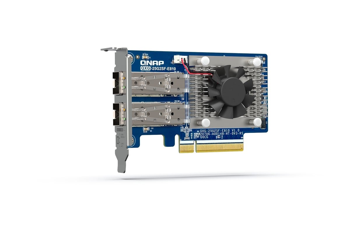 Dual-port SFP28 25GbE network expansion