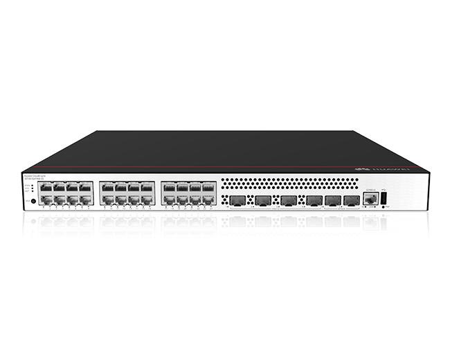 S5700 Series Ethernet Switch - 24*10/100/1000BASE-T ports, 4*10GE SFP+ ports, 2*12GE stack ports