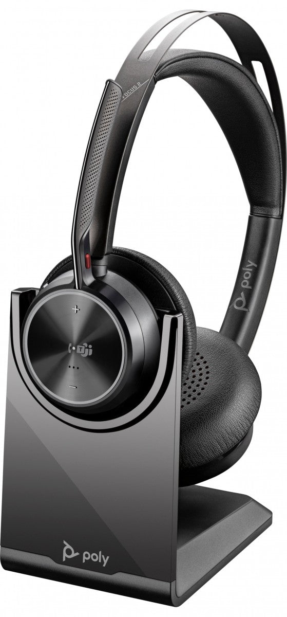 HP Poly Voyager Focus Avec fil &sans fil A la main Car/Home office Bluetooth Noir