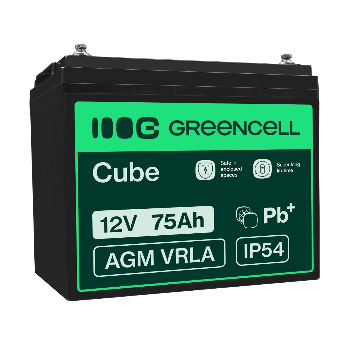 Green Cell AGM25 Batterie de l'onduleur Sealed Lead Acid (VRLA) 12 V 75 Ah