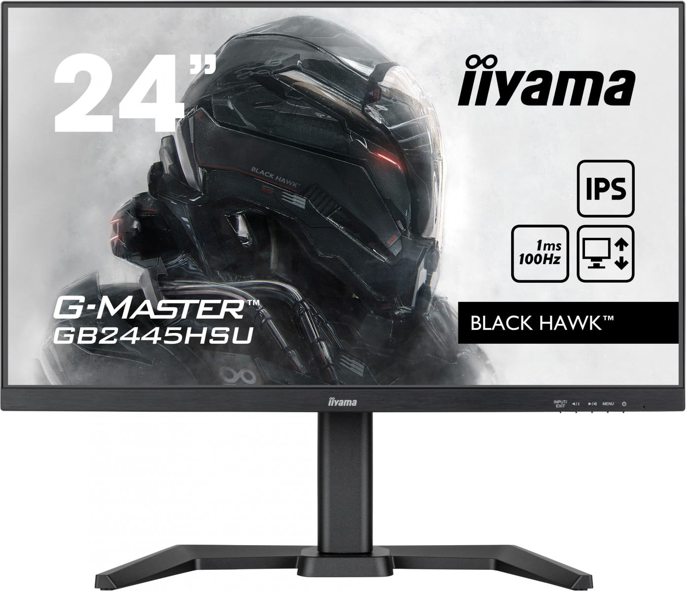 "iiyama G-MASTER GB2445HSU-B1 écran plat de PC 61 cm (24"") 1920 x 1080 pixels Full HD LED Noir"