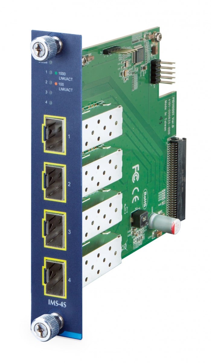 Planet IMS-4S Commutateur SFP Gigabit 4 Ports