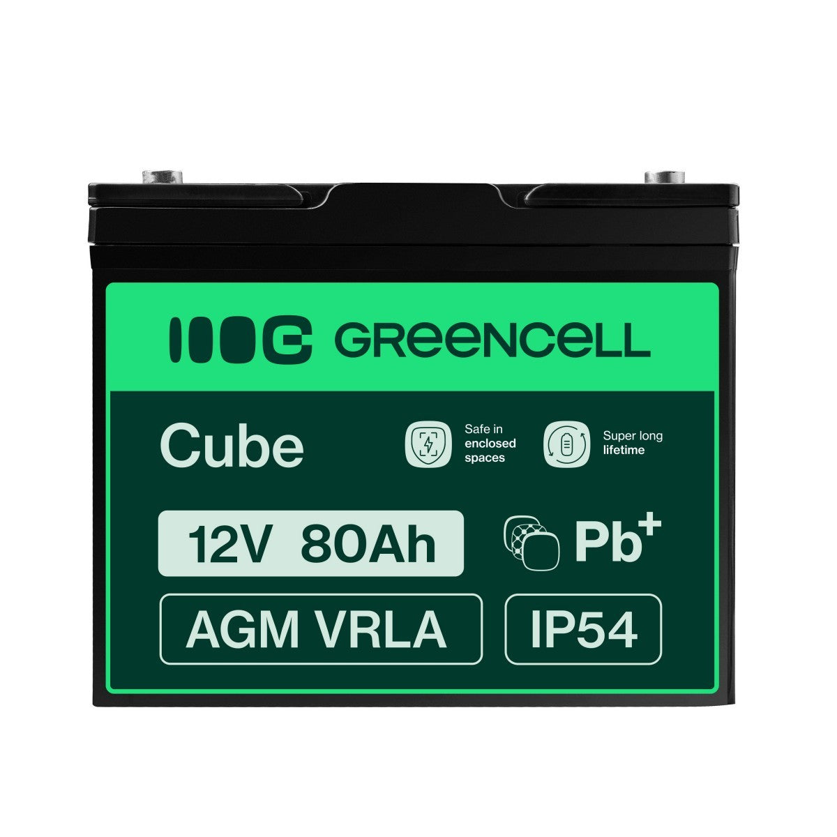 Green Cell AGM GEL Batterie 6V 1.2Ah Blei Akku für Alarmsysteme und