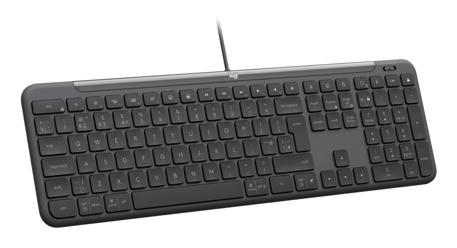 Clavier Filaire Logitech K620 pour Entreprises - Graphite - UK