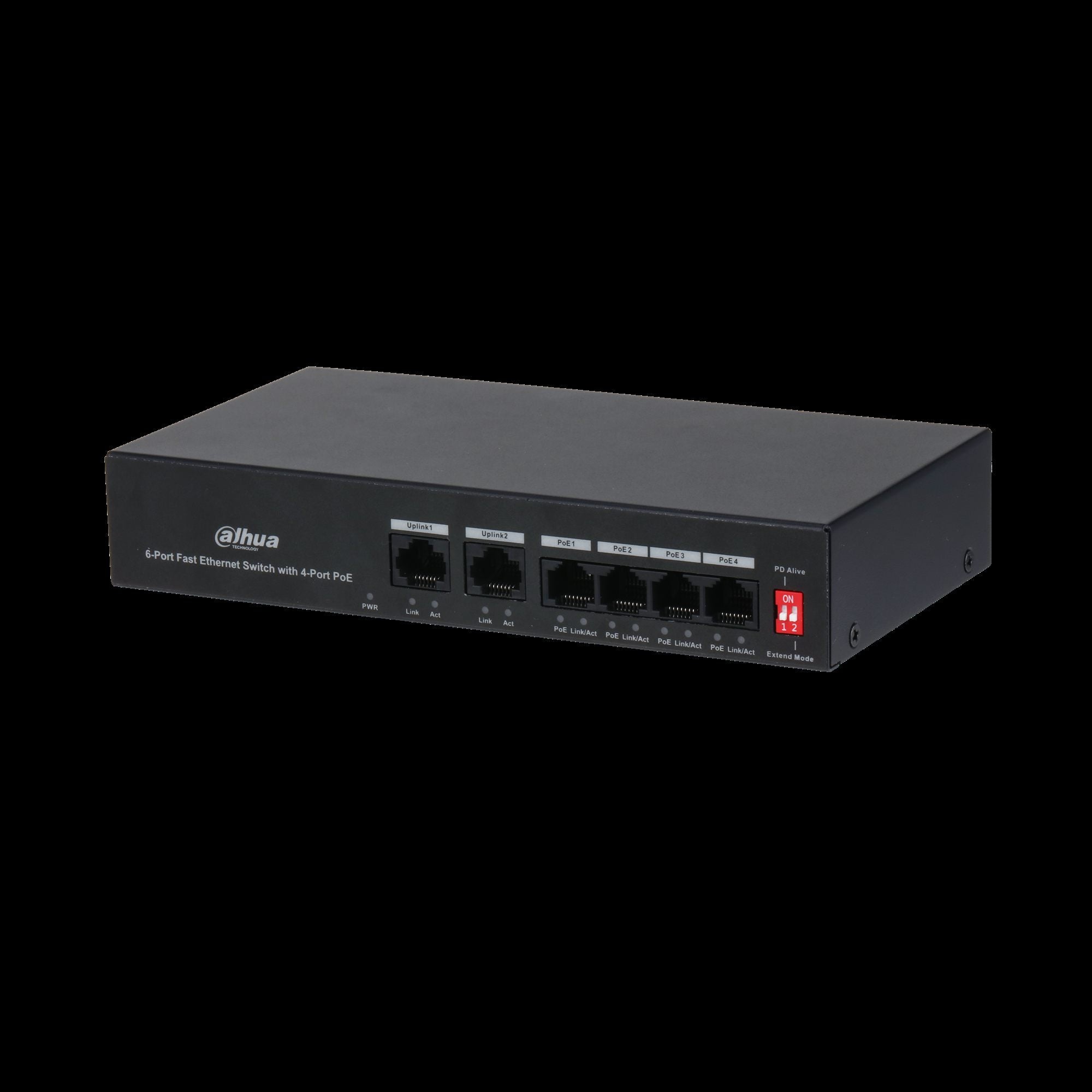Dahua PFS3006-4ET-36 Commutateur Fast Ethernet 6 ports avec 4 ports PoE