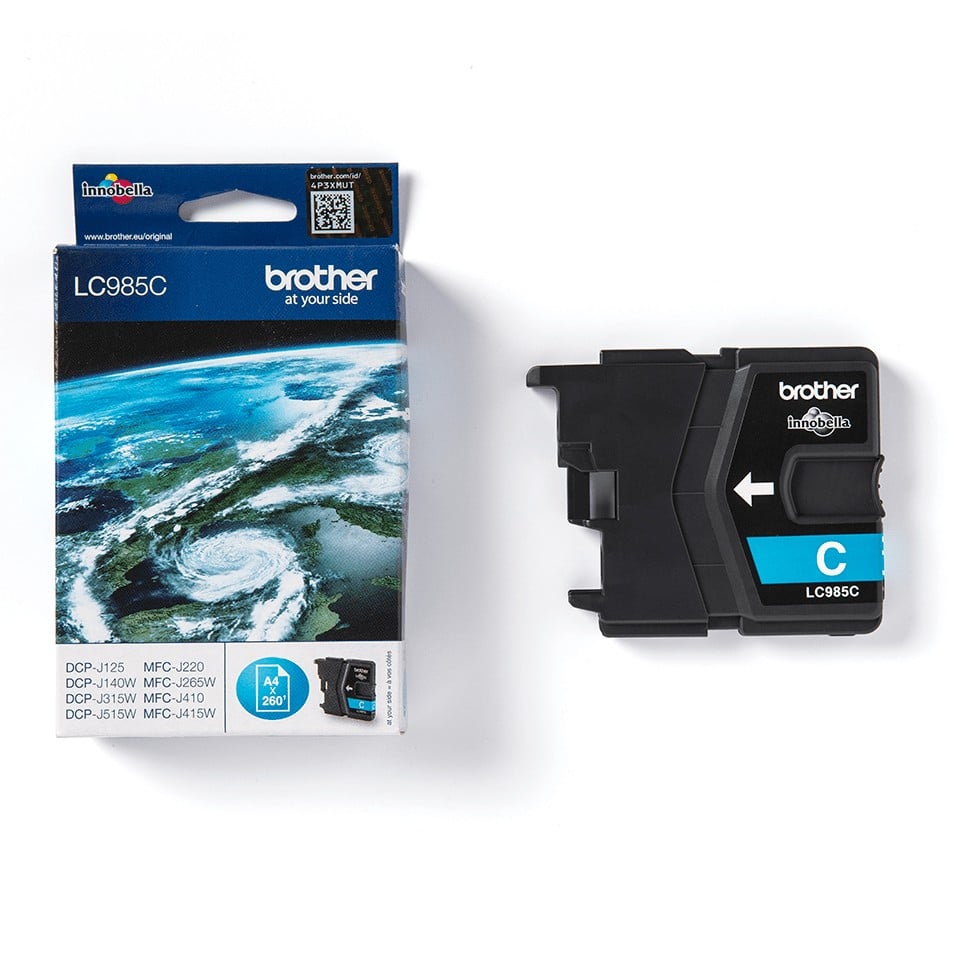 BROTHER LC-985 cartouche dencre cyan capacité standard 260 pages pack de 1