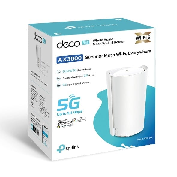 5G AX3000 Whole Home Mesh Wi-Fi 6 Router