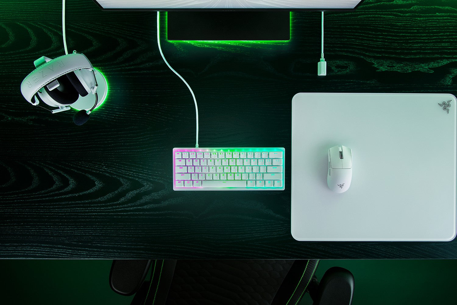 Razer Huntsman V3 Pro clavier Gaming USB QWERTY Blanc
