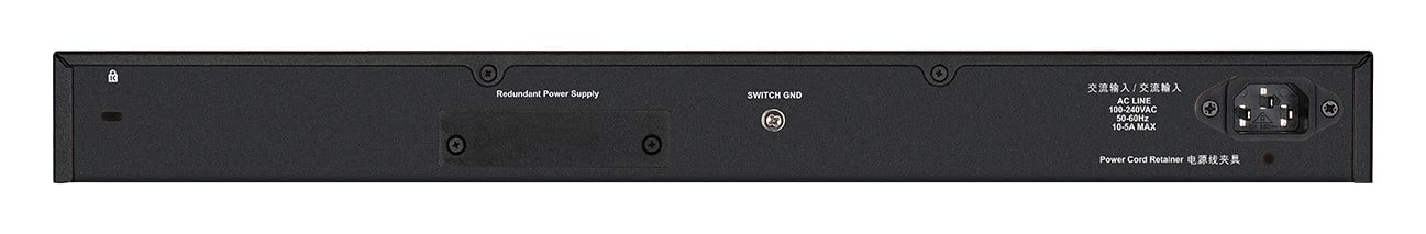 D-LINK L3 Light Switch 24 Gigabit PoE/PoE+ ports & 2 10GBASE-T Ports & 4 10GbE SFP+ ports 370 W PoE Budget 740W with DPS-700