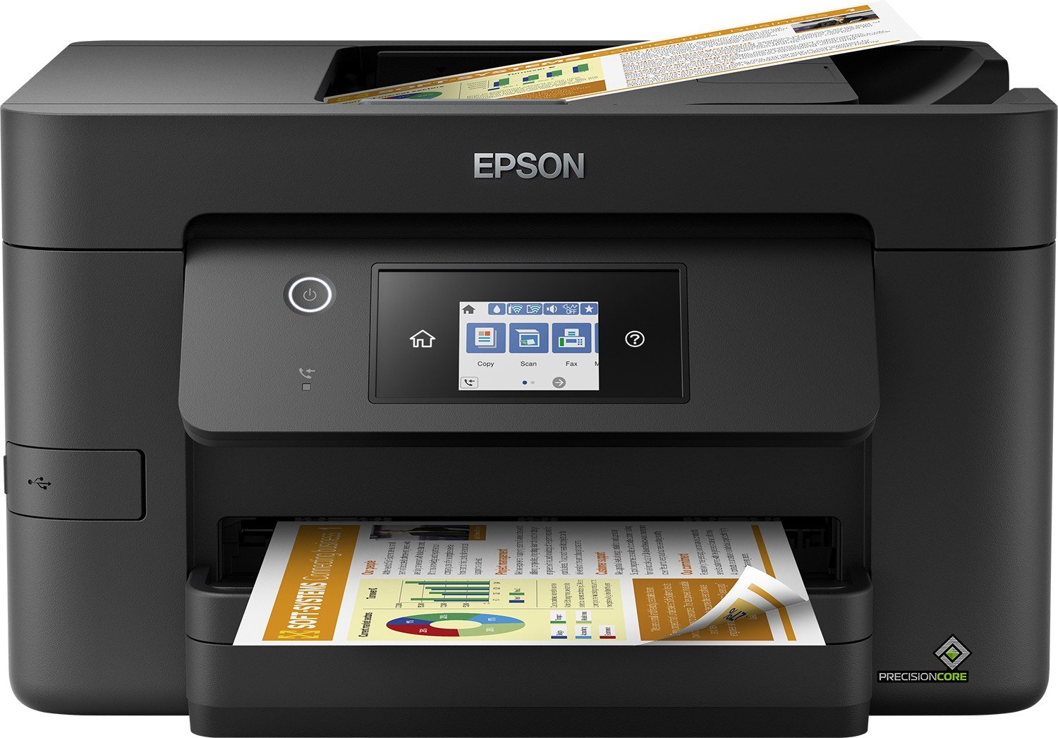 EPSON WorkForce Pro WF-3820DWF MFP colour ink-jet A4 21ppm print 250 sheets USB 2.0 LAN Wi-Fi USB host