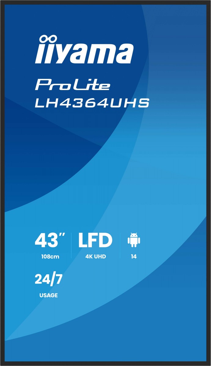 43" 3840x2160 UHD VA Haze 25% 500cd