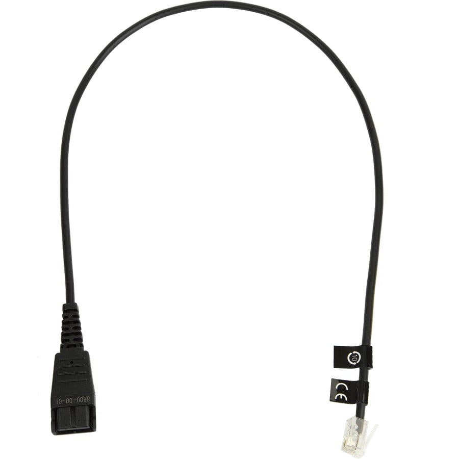 Cable QD Cord to RJ10 straight 0.5m