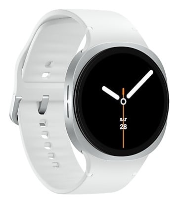 "Samsung Galaxy Watch 8 3,81 cm (1.5"") AMOLED 44 mm Numérique 480 x 480 pixels Écran tactile Argent Wifi GPS (satellite)"