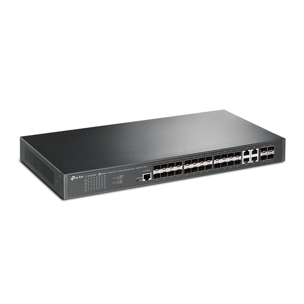 TP-Link JetStream TL-SG3428XF commutateur réseau Géré L2+ 1U Noir