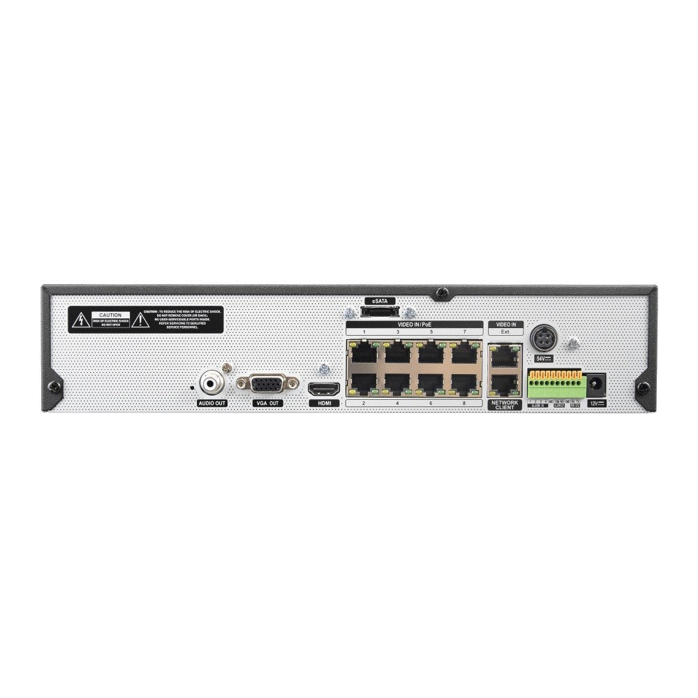 BCS BCS-U-NVR1602-A-4K-8P(6To) Enregistreur IP 16 canaux avec PoE et disque dur de 6To 12MP