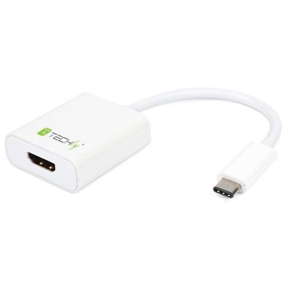 Techly IADAP USB31-HDMI Adaptateur USB-C vers HDMI UHD*60Hz M/F