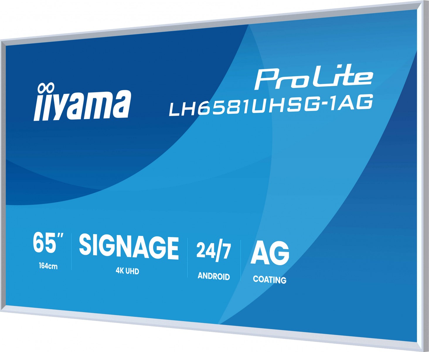 65" Gallery Line with removable white fr
