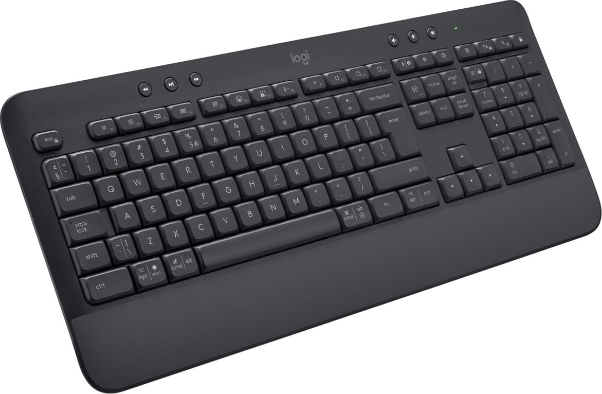 Logitech Signature K650 clavier Bureau Bluetooth QWERTZ Tcheque Graphite