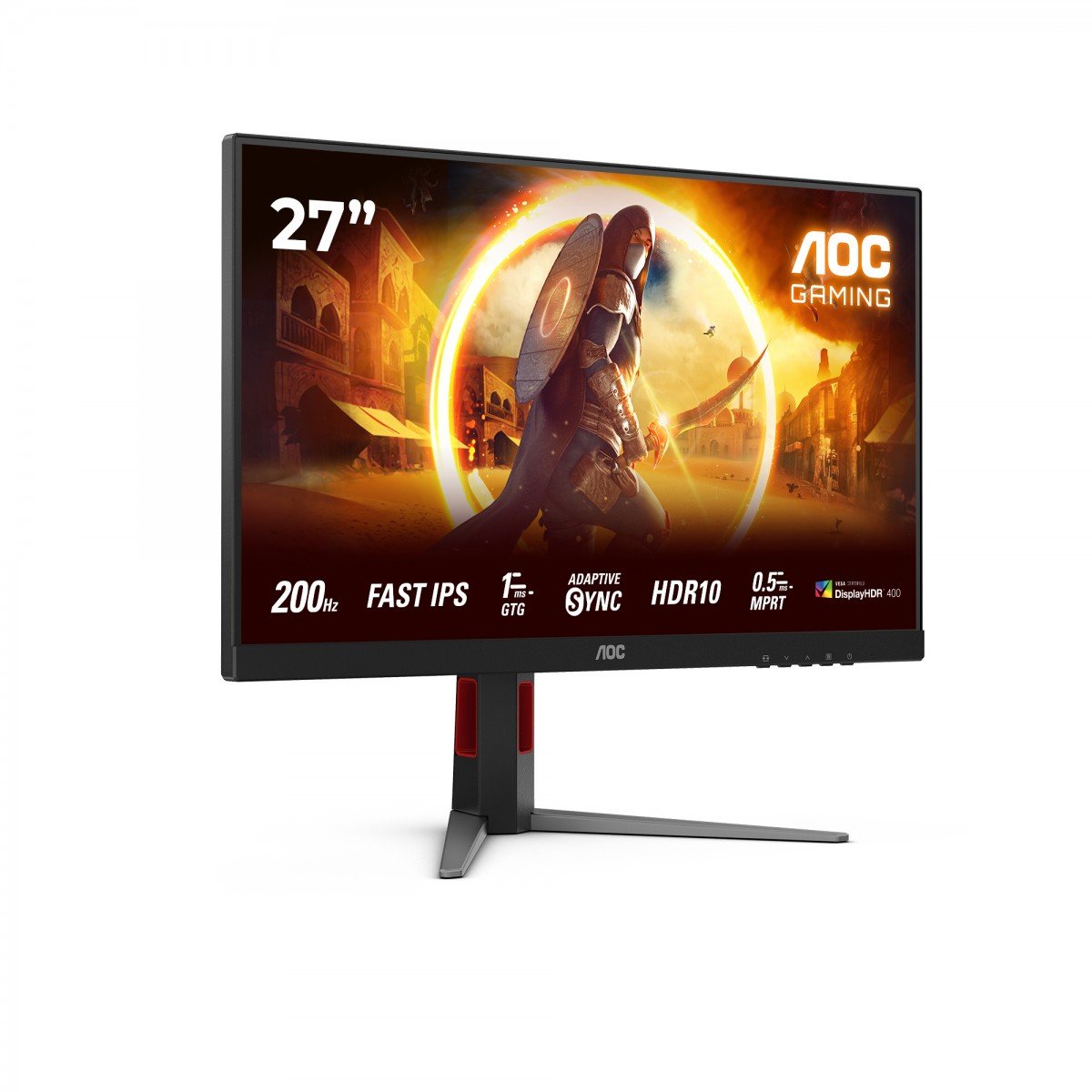 AOC 27G4HA 27p Fast IPS FHD 200Hz 300cd/m2 1ms HDMI2.0x2 DP Speakers Pivot