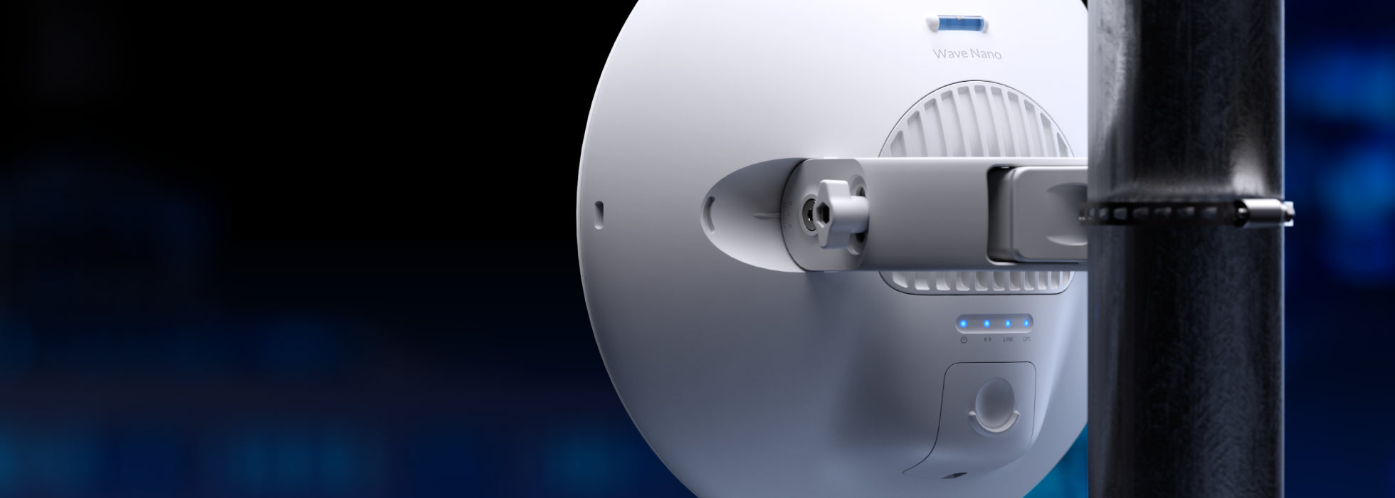 Ubiquiti WAVE-NANO Networks UISP Wave Nano Émetteur réseau Blanc 10, 100, 1000 Mbit/s