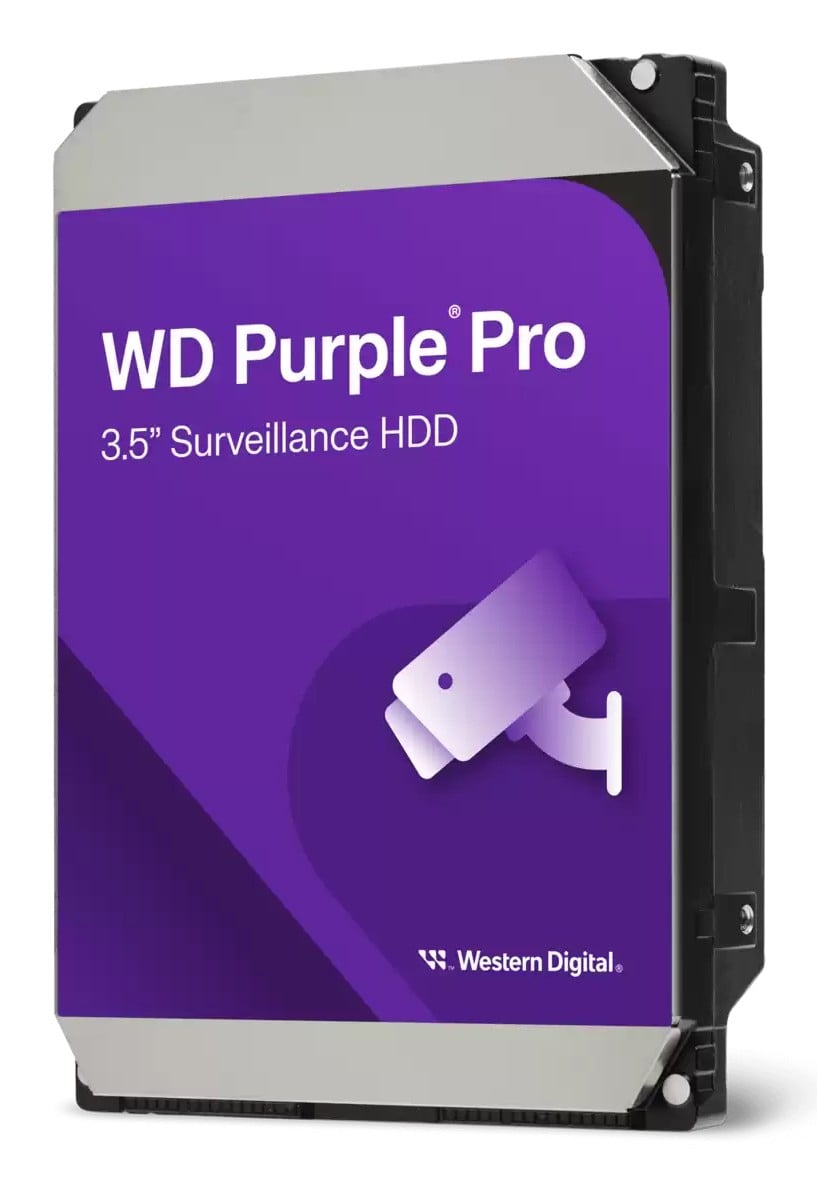 WD Purple Pro 12To SATA 6Gb/s HDD 3.5p internal 7200Tpm 256Mo Cache 24x7 Bulk