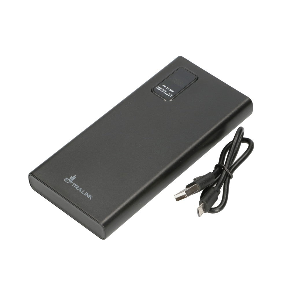 Extralink EX.19485 banque d'alimentation électrique Lithium Polymere (LiPo) 10000 mAh Noir